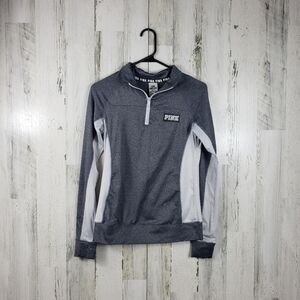 Pink Victoria's secret VS ultimate quarter zip active wear shirt/jacket XS
